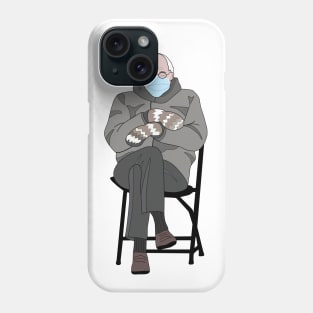 Bundled up Bernie Phone Case