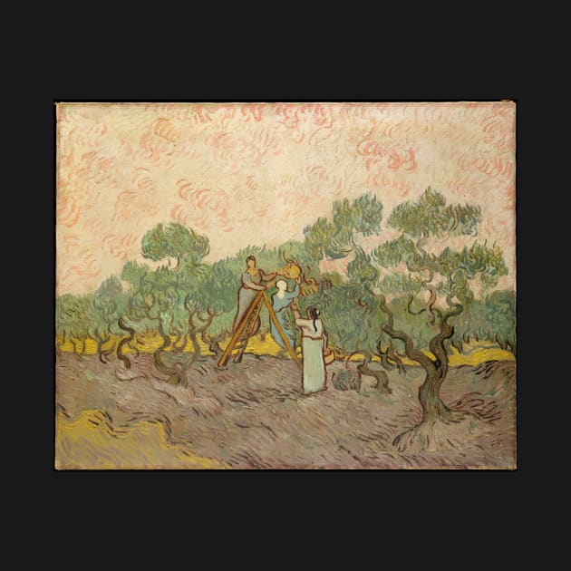 Women Picking Olives by VincentvanGogh