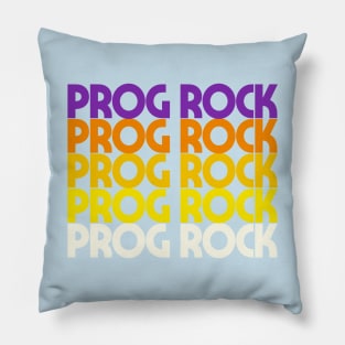 Prog Rock // Typographic Progressive Rock Lover Gift Pillow