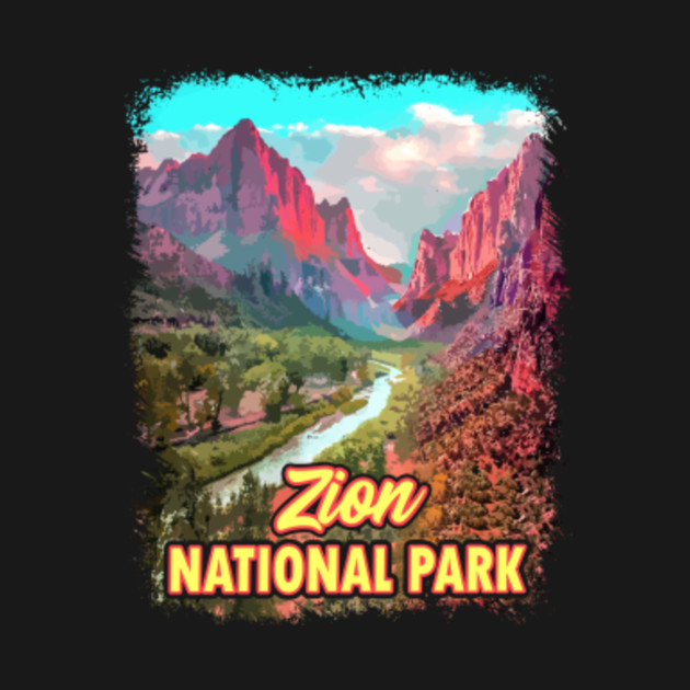 Discover Zion National Park Vintage Gift T-Shirt - Zion National Park - T-Shirt