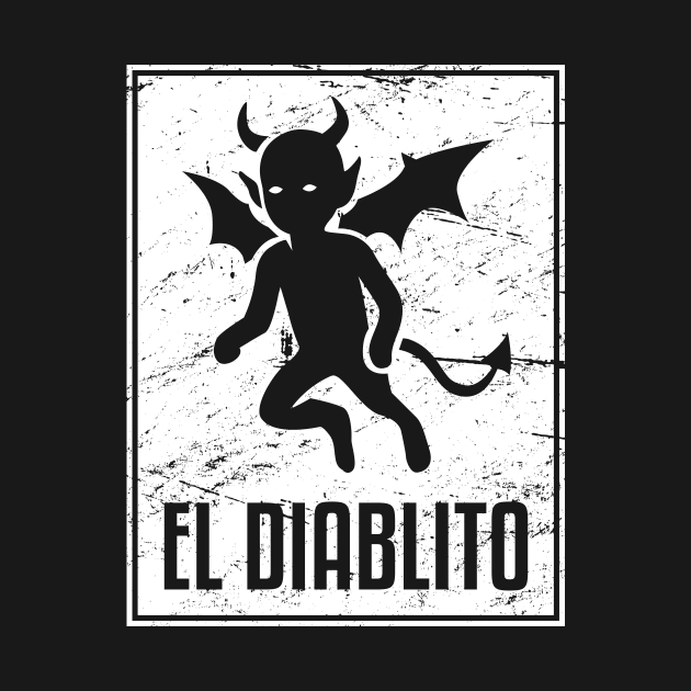 El Diablito | Loteria Mexican Tarot Card by MeatMan