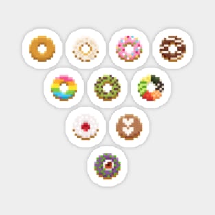 Pixel Donuts Magnet