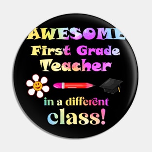 AWESOME Fifth Grade Teacher Pin