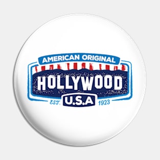 Hollywood Sign American Original Pin