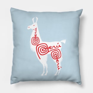 Peru Alpaca White Pillow