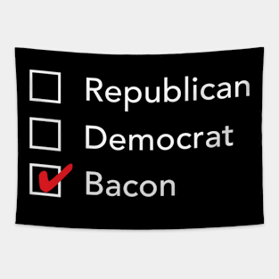 Republican Democrat Bacon Tapestry