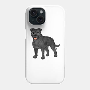 Dog - American Staffordshire Terrier - Natural Blue Brindle Phone Case