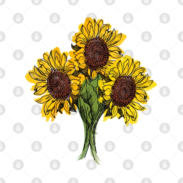 Sunflowers by Indigoego