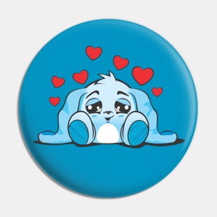 InLove (blue) Pin