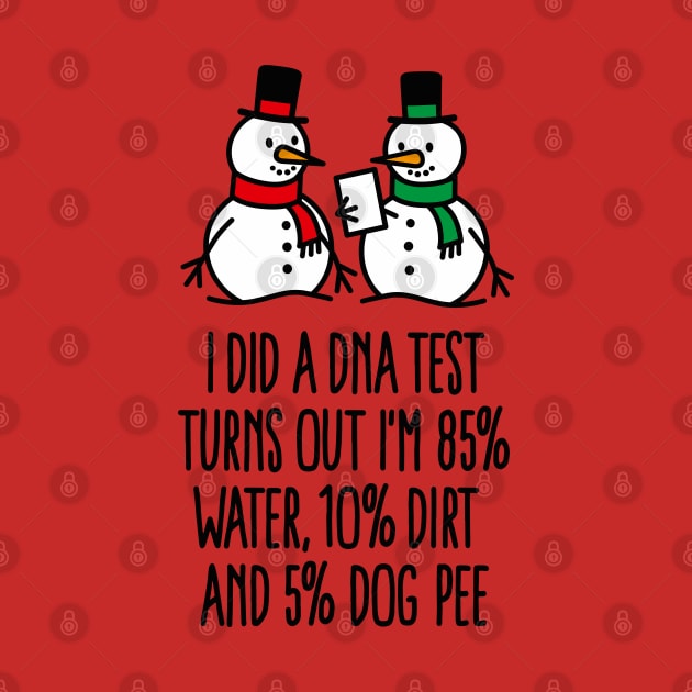 Laboratory technician DNA test funny Christmas DNA by LaundryFactory