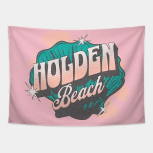 Holden Beach, North Carolina Groovy Seashell Tapestry