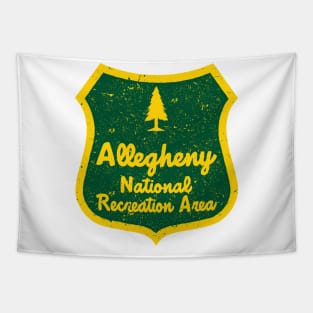 Allegheny National Recreation Area shield Tapestry