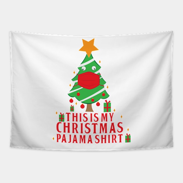 This Is My Christmas Pajama Shirt Tapestry by novaya