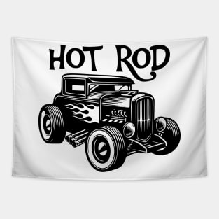 Hot rod car Tapestry