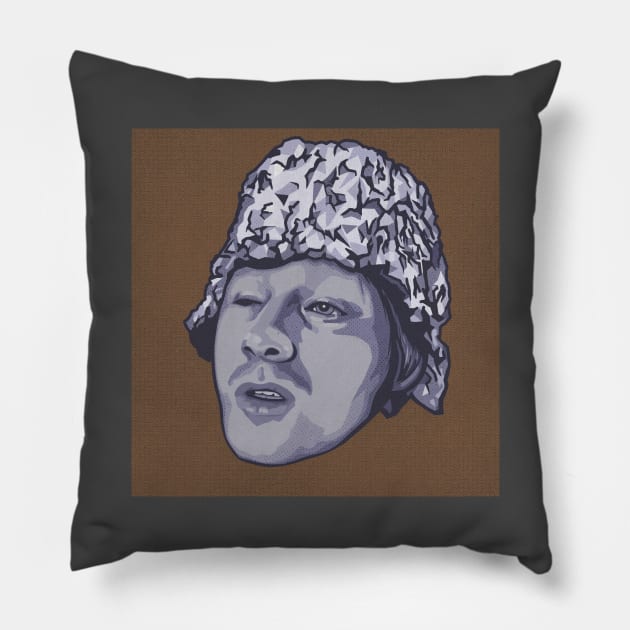 Limmy TinFoil Hat •• Original Drawing Fan Art Pillow by unknown_pleasures