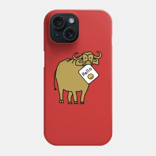 Ox Says Hello in the Year of the Ox Phone Case