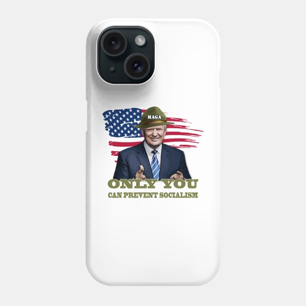 Only YOU can Prevent Socialism Phone Case by IconicTee