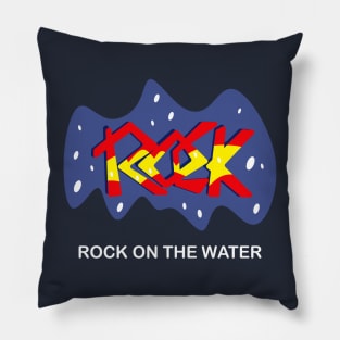 Rock On The Water Pillow