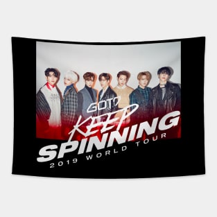 7 GOT7 KEEP SPINNING 2020 TOP MERCH Tapestry