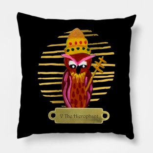 The Hierophant V Pillow