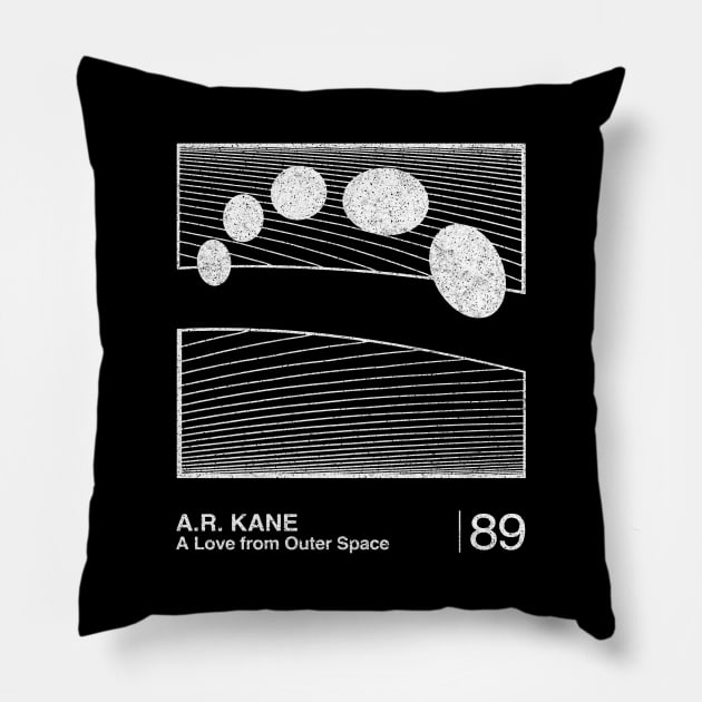 A Love from Outer Space / Minimalist Graphic Artwork Design Pillow by saudade