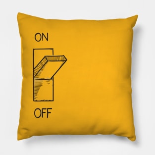 Plug that plugs the house on-off to save energy. Pillow