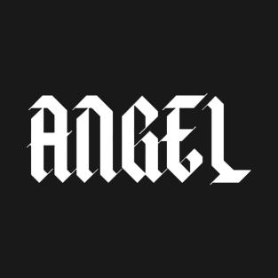 Angel Typography T-Shirt