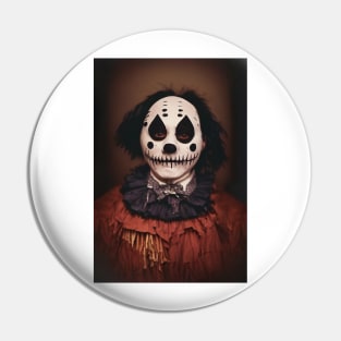 A Creepy, Scary Clown Pin