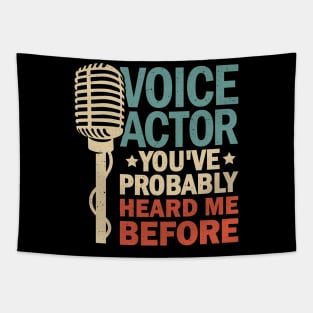 Voice Over Artist Actor Gift Tapestry