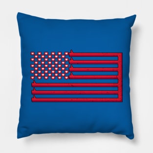 USA Flag like Pillow