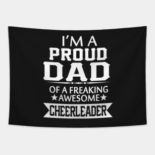 FAther (2) IM A PROUD CHEERLEADER Tapestry