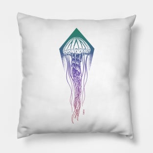 Jellyfish Gradient Design Pillow