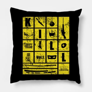 Kill Bill Yellow Pillow