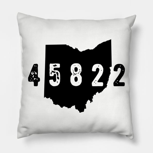 45822  zip code Celina Ohio Pillow by OHYes