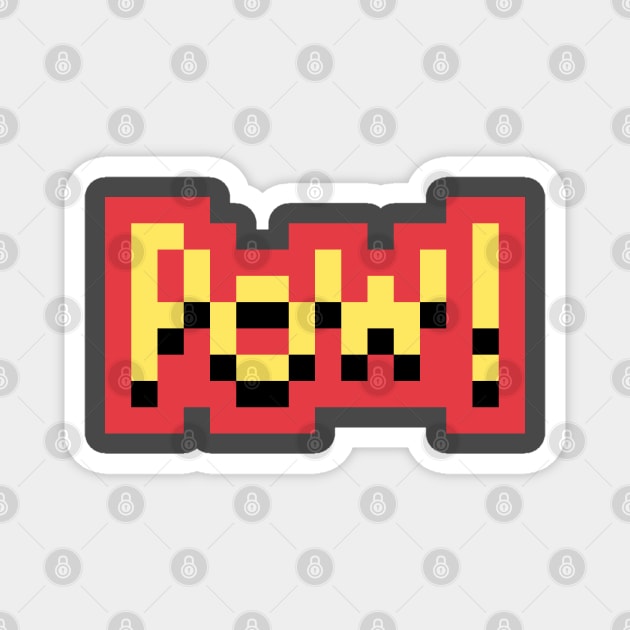 Pow! Magnet by Fashionable Pixel Art