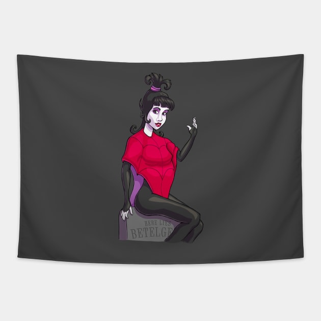 Lydia - Beetlejuice Tapestry by Kylana