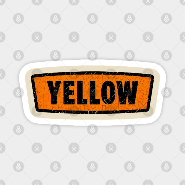 Yellow Trucks Usa Magnet by Midcenturydave