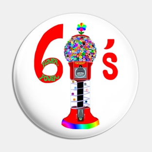 1960's Time Gumball Machine Pin