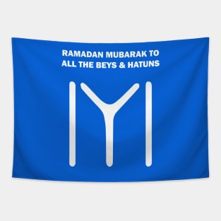 Ramadan Mubarak Kayi Flag Ertugrul Bey Kurulus Osman Drillis Ottoman Empire Turkey Istanbul Gift Tapestry