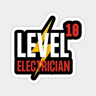 Level 10 Electrician Magnet