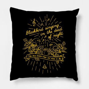 Blackbird Pillow