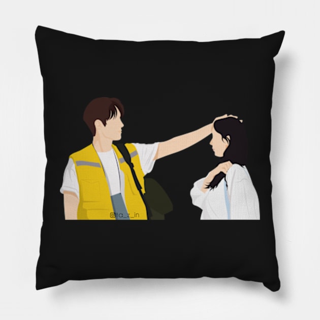 Home town cha cha cha Pillow by ayshatazin