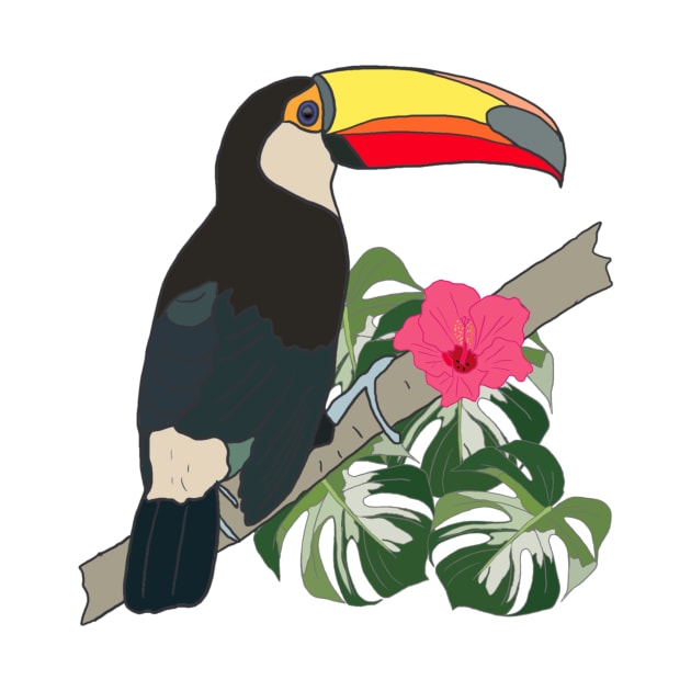 Jungle toucan by Leamini20