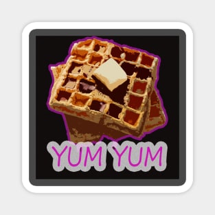 international waffle day 2020 Yum Yum Magnet