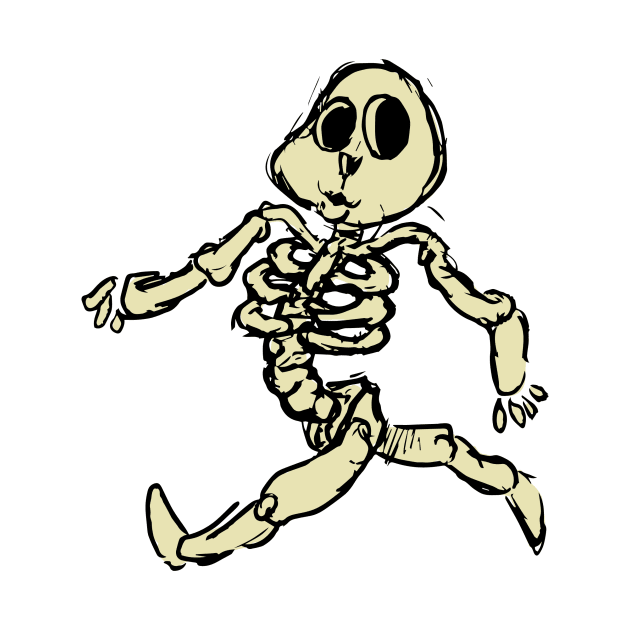 Guinea Pig Skeleton by GuineaPigArt