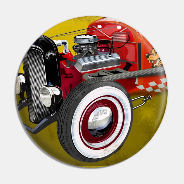 Hot Rod 55 Pin by Midcenturydave