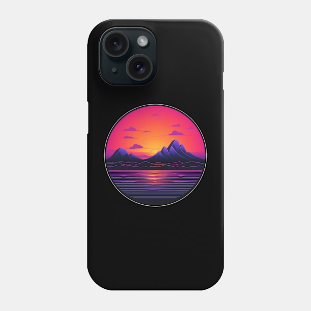 Vaporwave Phone Case by NineBlack