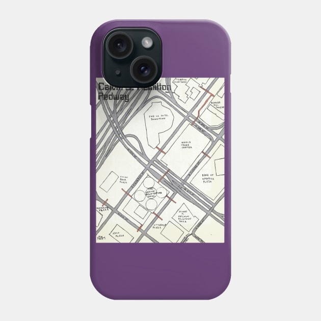 Calvin S. Hamilton Pedway Phone Case by PendersleighAndSonsCartography