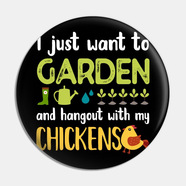 Gardening Humor Gift Pin by PixelArt