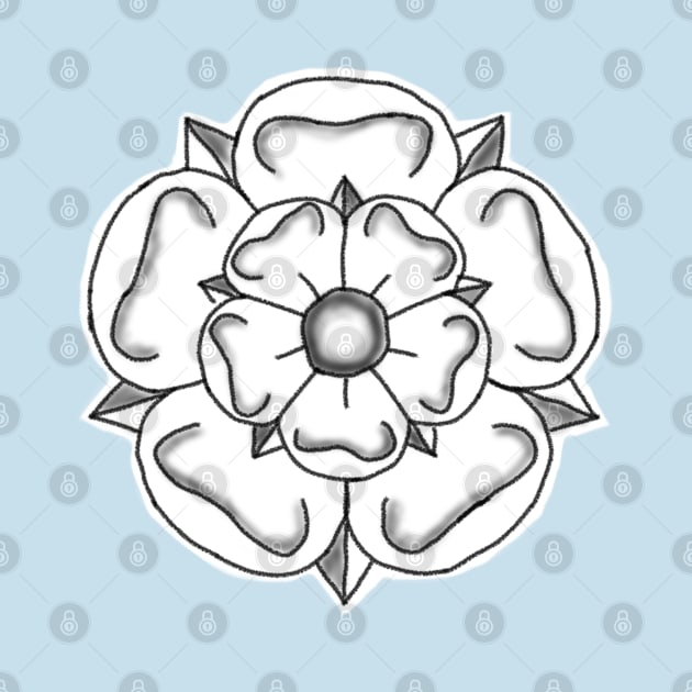 Yorkshire rose by Charlotsart